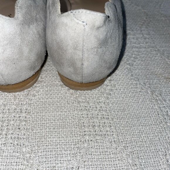 Avellini Women’s Dressy Flats Sz 39 U.S. 8 B Light Gray Suede Leather Going Out - Picture 12 of 12